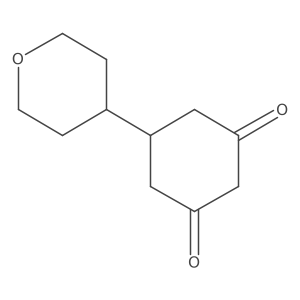 5-(Tetrahydro-2H-pyran-4-YL)cyclohexane-1,3-dione结构式