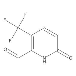 6-Hydroxy-3-(trifluoromethyl)picolinaldehyde结构式