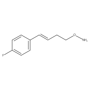 O-[4-(4-fluorophenyl)but-3-en-1-yl]hydroxylamine Structure