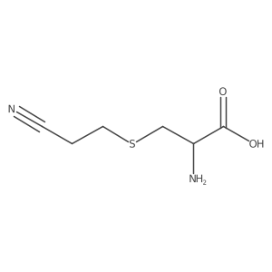 (2S)-2-amino-3-(2-cyanoethylsulfanyl)propanoic acid Structure