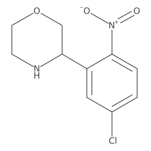 3-(5-Chloro-2-nitrophenyl)morpholine Structure
