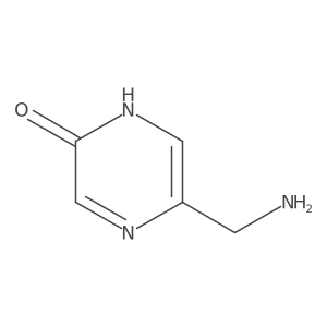 5-(Aminomethyl)pyrazin-2-ol结构式