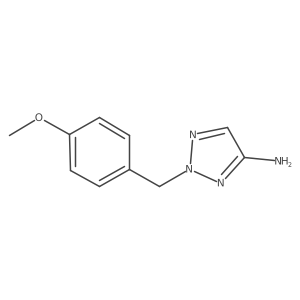 2-(4-Methoxybenzyl)-2H-1,2,3-triazol-4-amine结构式