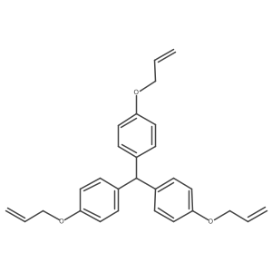 Benzene, 1,1',1''-methylidynetris[4-(2-propenyloxy)-结构式