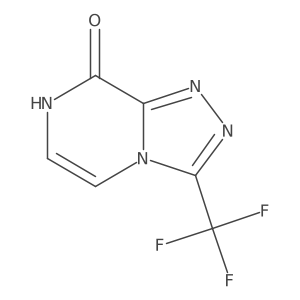 3-(Trifluoromethyl)-[1,2,4]triazolo[4,3-a]pyrazin-8(7H)-one结构式