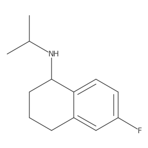 6-fluoro-N-(propan-2-yl)-1,2,3,4-tetrahydronaphthalen-1-amine Structure