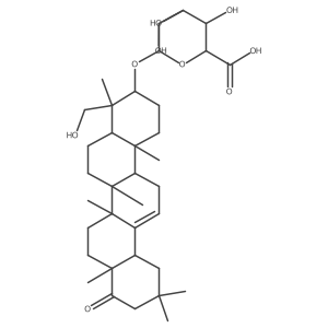 soyasapogenol E 3-O-beta-glucuronide结构式