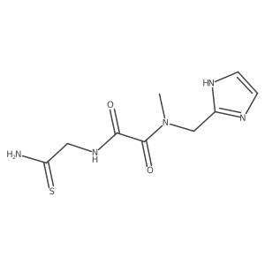 Ethanediamide, N2-(2-amino-2-thioxoethyl)-N1-(1H-imidazol-2-ylmethyl)-N1-methyl-结构式