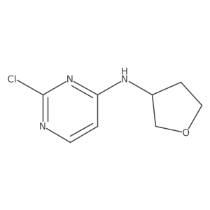 2-Chloro-N-(tetrahydro-3-furanyl)-4-pyrimidinamine结构式