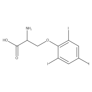 O-(2,4,6-Triiodophenyl)-L-serine结构式
