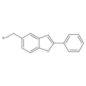 5-(Bromomethyl)-2-phenylbenzofuran结构式