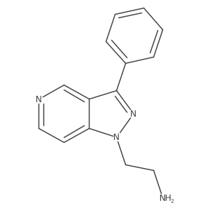 1h-Pyrazolo[4,3-c]pyridine-1-ethanamine,3-phenyl- Structure