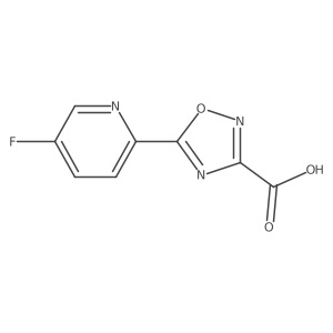 5-(5-Fluoropyridin-2-yl)-1,2,4-oxadiazole-3-carboxylic acid Structure