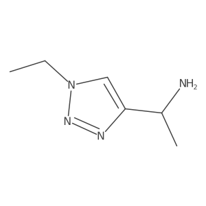 1-(1-Ethyl-1H-1,2,3-triazol-4-yl)ethan-1-amine Structure