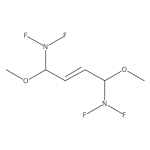 N1,N1,N4,N4-Tetrafluoro-1,4-dimethoxy-2-butene-1,4-diamine Structure