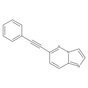 6-(2-Phenylethynyl)imidazo[1,2-b]pyridazine Structure
