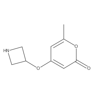 4-(azetidin-3-yloxy)-6-methyl-2H-pyran-2-one结构式