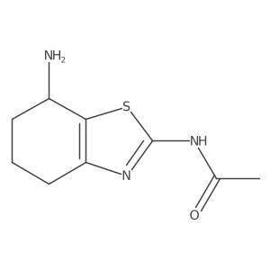 N-(7-Amino-4,5,6,7-tetrahydrobenzo[D]thiazol-2-YL)acetamide Structure