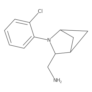 (2-(2-Chlorophenyl)-2-azabicyclo[2.1.1]hexan-3-yl)methanamine Structure