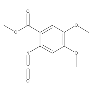 2-Isocyanato-4,5-dimethoxybenzoic acid methyl ester结构式