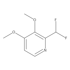 2-(Difluoromethyl)-3,4-dimethoxypyridine结构式
