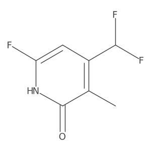 4-(Difluoromethyl)-6-fluoro-3-methylpyridin-2-ol Structure