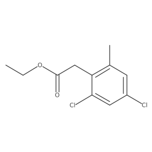 Ethyl 2,4-dichloro-6-methylphenylacetate Structure