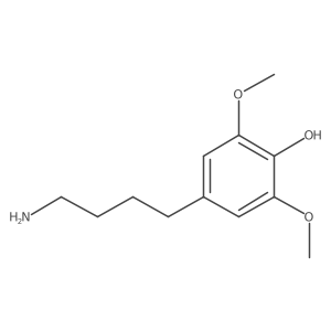 4-(4-Aminobutyl)-2,6-dimethoxyphenol Structure