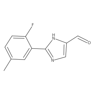 2-(2-Fluoro-5-methylphenyl)-1H-imidazole-5-carbaldehyde Structure
