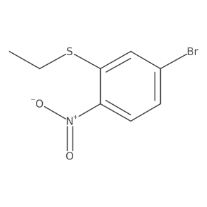 (5-Bromo-2-nitrophenyl)(ethyl)sulfane结构式