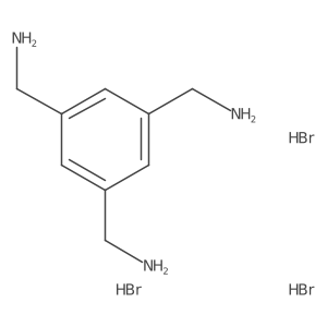 [3,5-Bis(aminomethyl)phenyl]methanamine trihydrobromide结构式