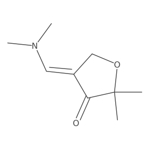 4-[(Dimethylamino)methylidene]-2,2-dimethyloxolan-3-one结构式