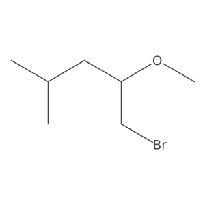 1-Bromo-2-methoxy-4-methylpentane结构式
