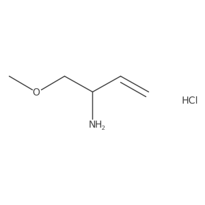 (S)-1-Methoxybut-3-en-2-amine hydrochloride结构式
