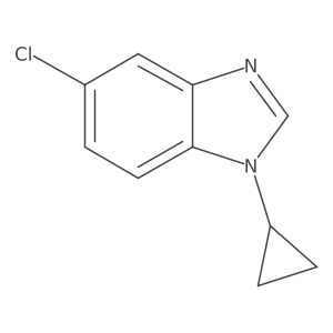 5-chloro-1-cyclopropyl-1H-1,3-benzodiazole Structure