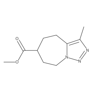 Methyl 3-methyl-4H,5H,6H,7H,8H-[1,2,3]triazolo[1,5-a]azepine-6-carboxylate Structure