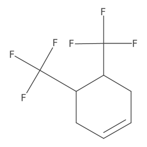 4,5-Bis(trifluoromethyl)cyclohex-1-ene Structure