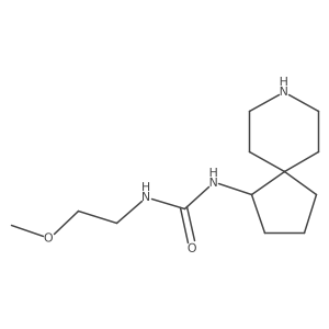 1-{8-Azaspiro[4.5]decan-1-yl}-3-(2-methoxyethyl)urea Structure