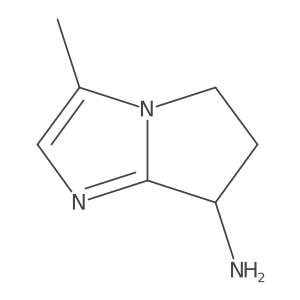 3-methyl-5H,6H,7H-pyrrolo[1,2-a]imidazol-7-amine结构式