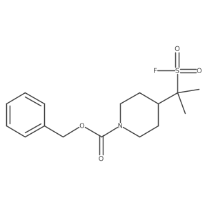 Benzyl 4-[2-(fluorosulfonyl)propan-2-yl]piperidine-1-carboxylate Structure