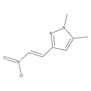 1,5-dimethyl-3-(2-nitroethenyl)-1H-pyrazole Structure