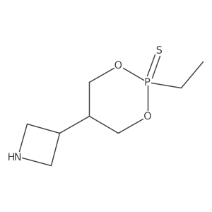 5-(Azetidin-3-yl)-2-ethyl-1,3,2lambda5-dioxaphosphinane-2-thione结构式
