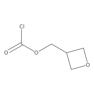 Oxetan-3-ylmethyl chloroformate Structure