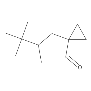 1-(2,3,3-Trimethylbutyl)cyclopropane-1-carbaldehyde结构式