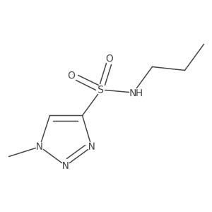 1-methyl-N-propyl-1H-1,2,3-triazole-4-sulfonamide Structure