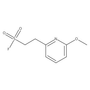 2-(6-Methoxypyridin-2-yl)ethane-1-sulfonyl fluoride结构式