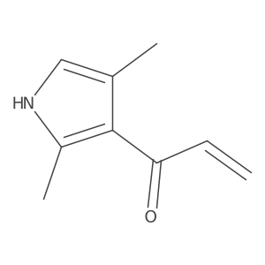 1-(2,4-dimethyl-1H-pyrrol-3-yl)prop-2-en-1-one Structure