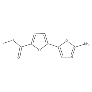 Methyl 5-(2-amino-1,3-oxazol-5-yl)furan-2-carboxylate结构式