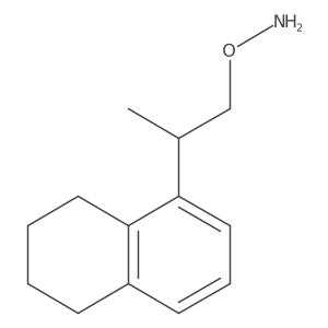 O-[2-(5,6,7,8-tetrahydronaphthalen-1-yl)propyl]hydroxylamine Structure