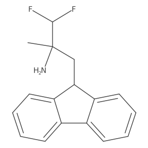 3-(9H-fluoren-9-yl)-1,1-difluoro-2-methylpropan-2-amine Structure
